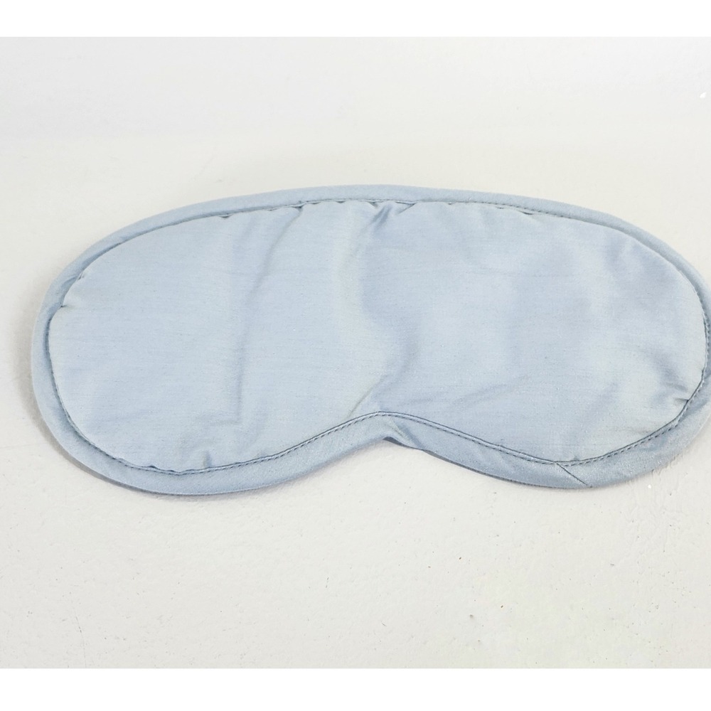 Coyuchi Eye Mask Unisex OS Blue Excellent 100% Organic Cotton Padded Sleep Mask